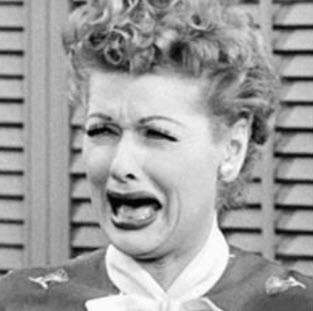 Lucille Ball sad Blank Meme Template