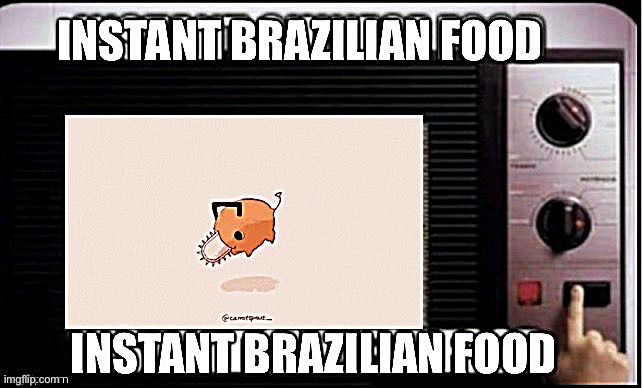 High Quality Instant brazilian food Blank Meme Template