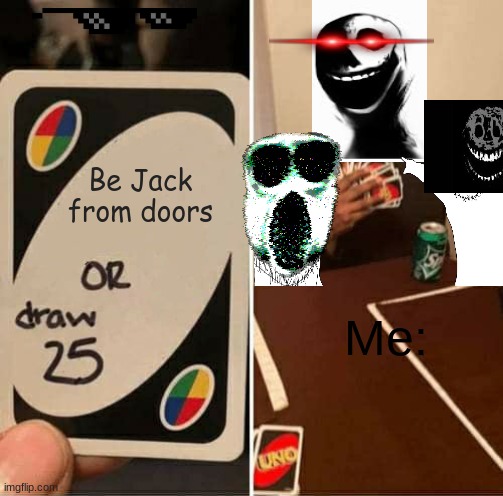 How to draw Jack (Doors) 