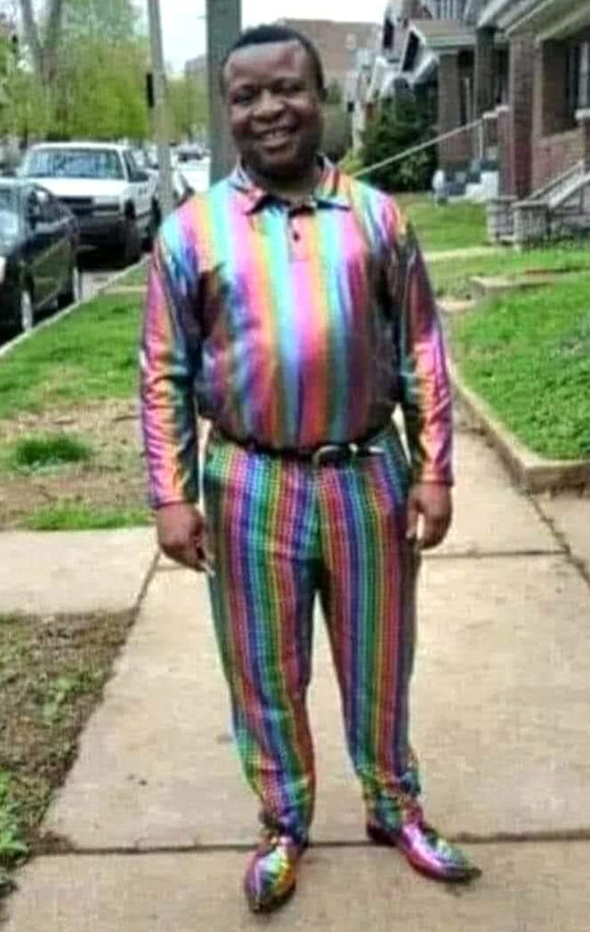 Rainbow costume Blank Meme Template
