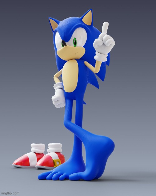 Sonic but barefoot | image tagged in cursed image,sonic,wtf | made w/ Imgflip meme maker