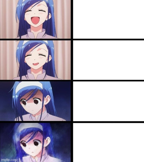High Quality Distressed Fumino Blank Meme Template