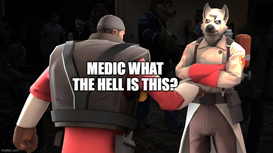 what | MEDIC WHAT THE HELL IS THIS? | image tagged in what | made w/ Imgflip meme maker