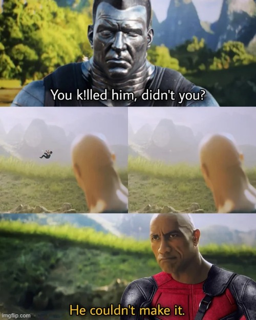 Toss | image tagged in black adam | made w/ Imgflip meme maker