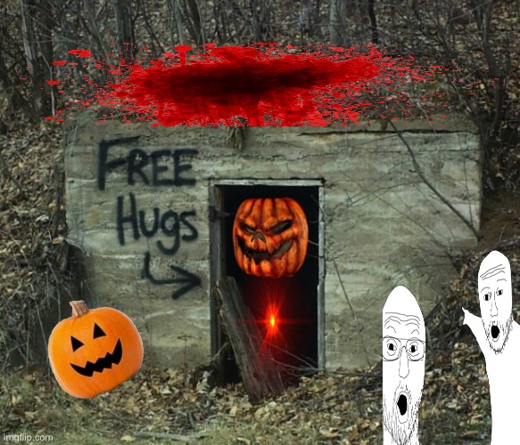 Free hugs | image tagged in free hugs,halloween,pumpkins,holiday,witches | made w/ Imgflip meme maker