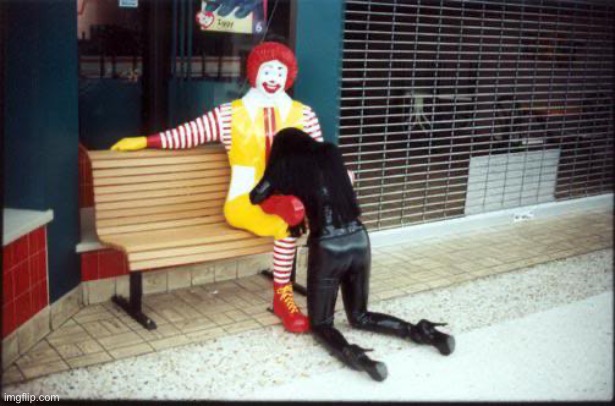 Ronald McDonald BJ | image tagged in ronald mcdonald bj | made w/ Imgflip meme maker