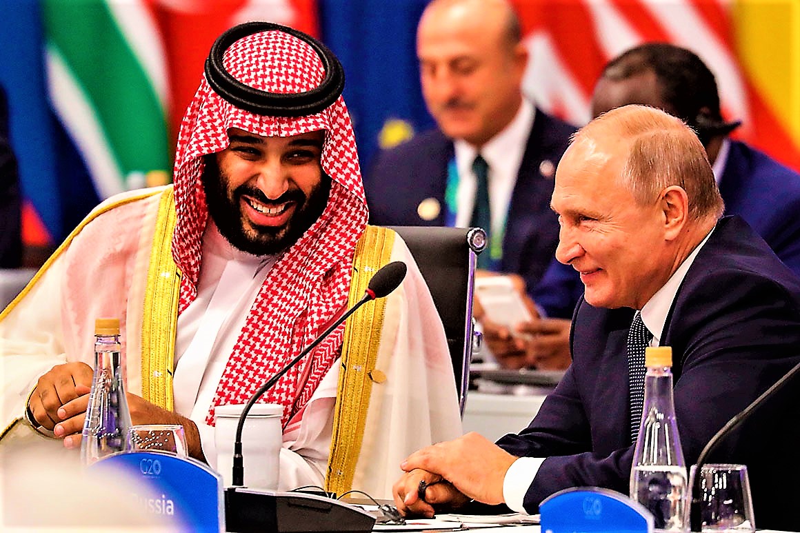 High Quality Putin and Saudi Prince 2 Blank Meme Template