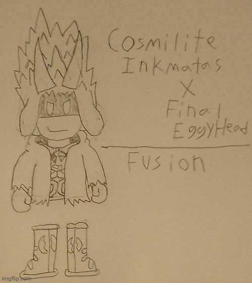 My take on a fusion between these two (they both use the same crystal of creation) | made w/ Imgflip meme maker