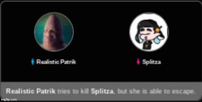 patrick trys to kill splitza | image tagged in patrick trys to kill splitza | made w/ Imgflip meme maker