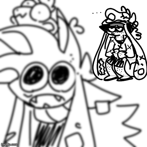 the captain is just making sure that the NEW agent 3 is ok- (art not by me) | made w/ Imgflip meme maker