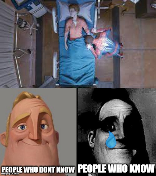if you know,you know | PEOPLE WHO DONT KNOW; PEOPLE WHO KNOW | image tagged in traumatized mr incredible | made w/ Imgflip meme maker