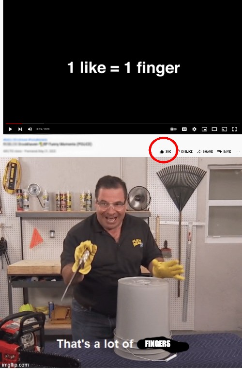  FINGERS | image tagged in thats a lot of damage | made w/ Imgflip meme maker
