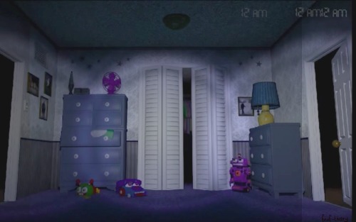 High Quality Fnaf 4 room Blank Meme Template