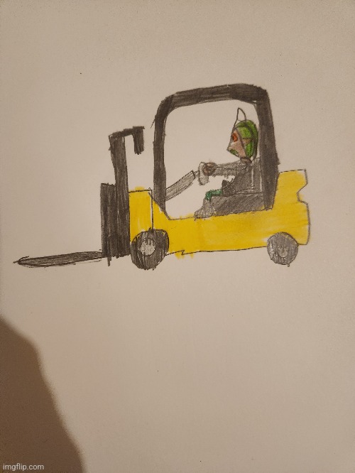 Art dump: You can't stop me, I AM NOW FORKLIFT CERTIFIED | made w/ Imgflip meme maker