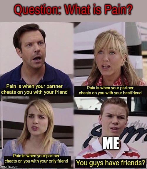 Question: What is Pain? | made w/ Imgflip meme maker