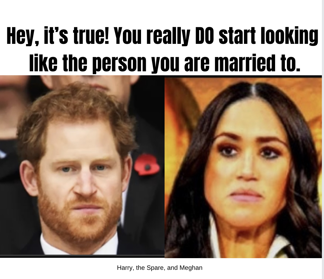 Harry the Spare and Madchioness Meghan of Montecito Blank Template ...