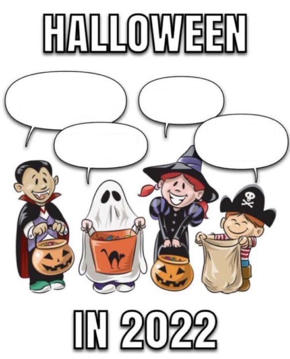 halloween 2022 Blank Meme Template