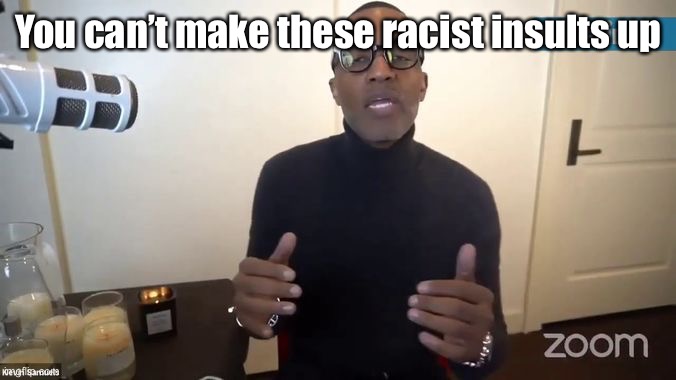 You couldn't make this sheet up | You can’t make these racist insults up | image tagged in you couldn't make this sheet up | made w/ Imgflip meme maker