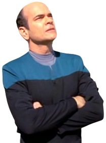 High Quality Robert Picardo In The Sun EMH Transparent Background Blank Meme Template