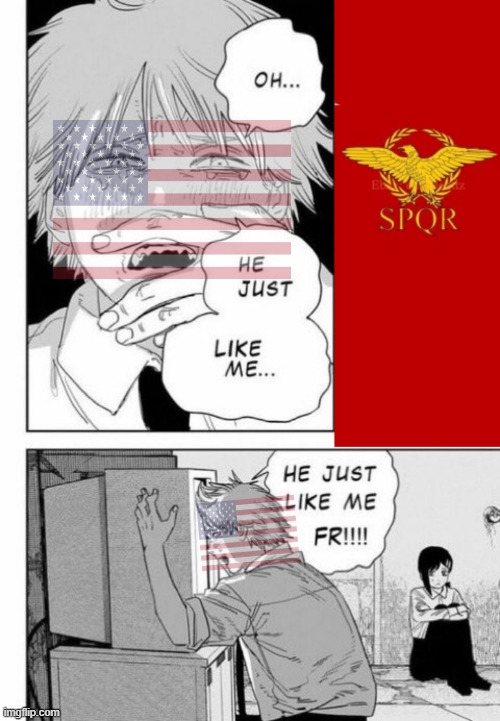 basically, every western empire. | image tagged in rmk,america,enter generic history teacher,roman empire | made w/ Imgflip meme maker