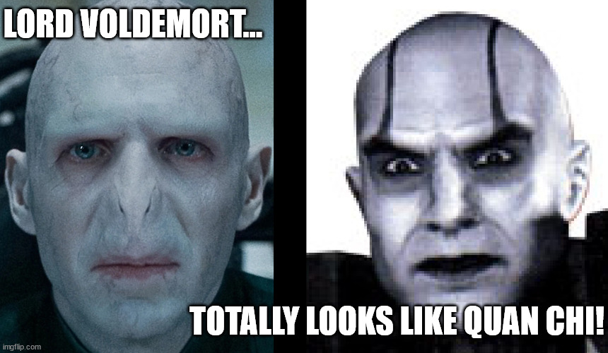 LORD VOLDEMORT... TOTALLY LOOKS LIKE QUAN CHI! | made w/ Imgflip meme maker