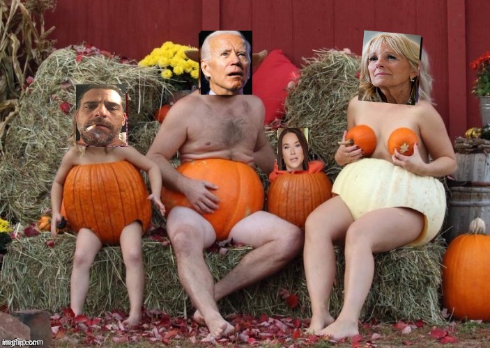 Happy Halloween 2022 From The Biden Family | image tagged in happy halloween,hunter biden,joe biden,ashley,biden | made w/ Imgflip meme maker