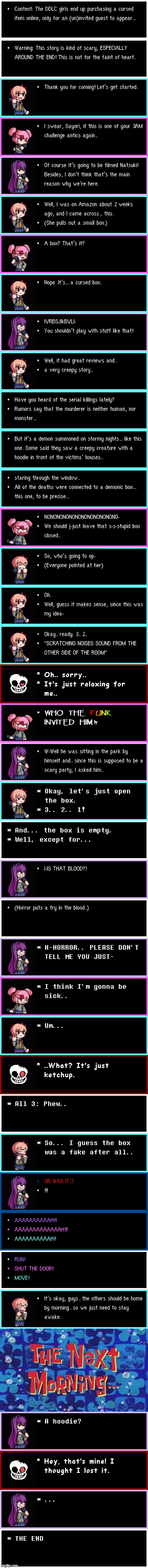 "The Box" (UT Textbox Story) | made w/ Imgflip meme maker