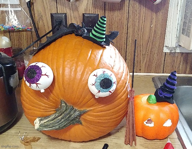 For a pumpkin decorating contest at my church :D | made w/ Imgflip meme maker