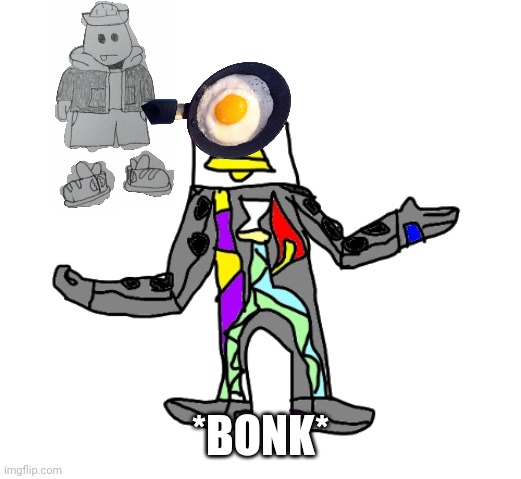 Beldum | *BONK* | image tagged in beldum | made w/ Imgflip meme maker