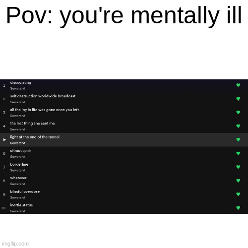 sewerslvt moment | Pov: you're mentally ill | image tagged in sewer | made w/ Imgflip meme maker