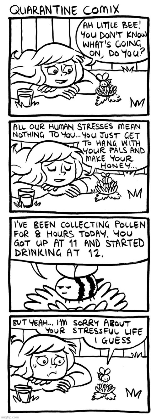 Busy Bee | image tagged in comics/cartoons | made w/ Imgflip meme maker