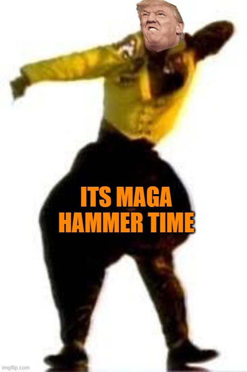 MC Hammer | ITS MAGA HAMMER TIME | image tagged in mc hammer | made w/ Imgflip meme maker