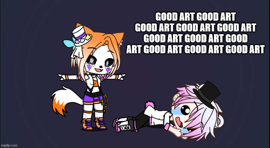 Lolbit t-poses Ft.Freddy | GOOD ART GOOD ART GOOD ART GOOD ART GOOD ART GOOD ART GOOD ART GOOD ART GOOD ART GOOD ART GOOD ART | image tagged in lolbit t-poses ft freddy | made w/ Imgflip meme maker