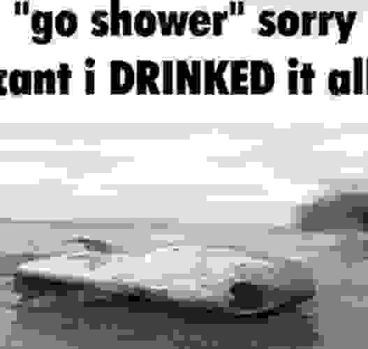 High Quality I DRINKED IT ALL Blank Meme Template