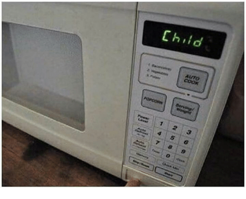 High Quality Microwave asking for sacrifices Blank Meme Template
