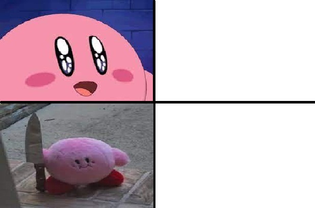 High Quality Canny Kirby Blank Meme Template