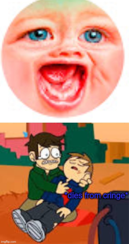 *dies from cringe* | image tagged in eddsworld jon dies from cringe | made w/ Imgflip meme maker