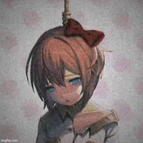 Dead sayori | image tagged in dead sayori | made w/ Imgflip meme maker