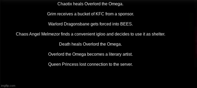 EVERYONE IS HEALING OVERLORD. | made w/ Imgflip meme maker