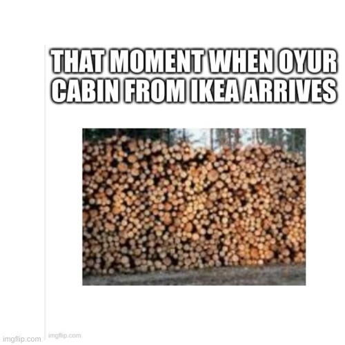Ikea | image tagged in ikea,logs | made w/ Imgflip meme maker