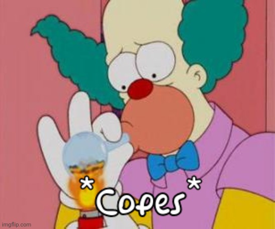 krusty coping | image tagged in krusty coping | made w/ Imgflip meme maker