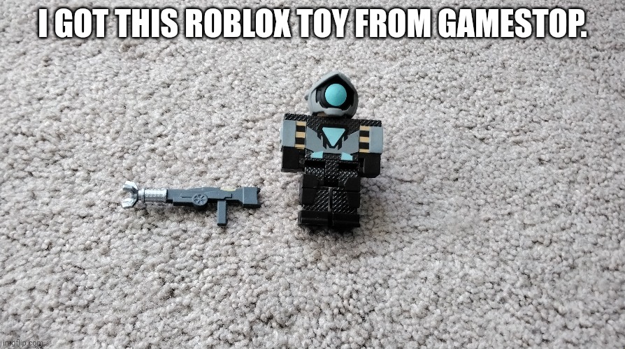 Yes. | I GOT THIS ROBLOX TOY FROM GAMESTOP. | image tagged in roblox,tower defense simulator,gamestop | made w/ Imgflip meme maker