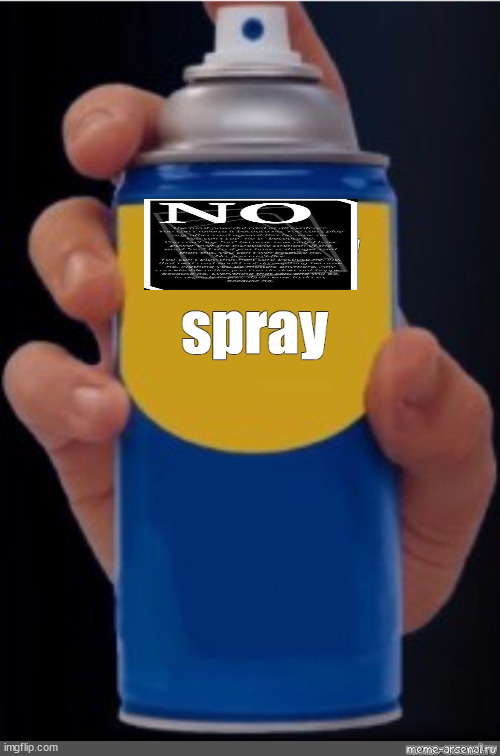 anti gay spray | image tagged in anti gay spray | made w/ Imgflip meme maker