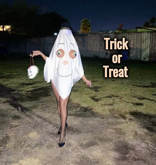 Halloween Costume Contest Winner | Trick        
or          
Treat | image tagged in halloween costume,best better blurst,open door,eye candy,happy halloween | made w/ Imgflip meme maker