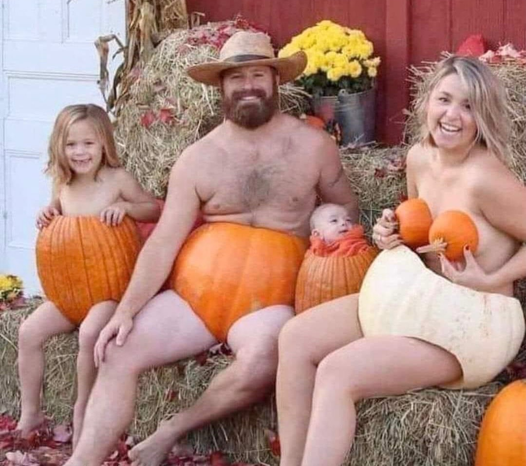 High Quality Pumpkin Family Blank Meme Template