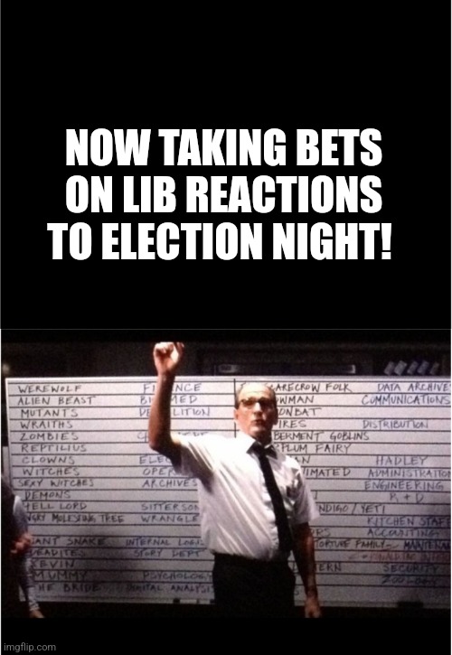 Who has sky screaming? | NOW TAKING BETS ON LIB REACTIONS TO ELECTION NIGHT! | made w/ Imgflip meme maker