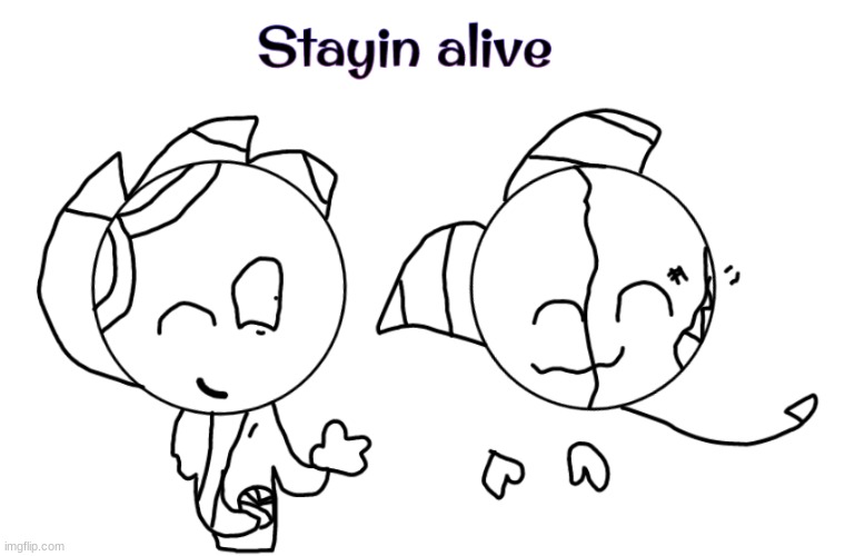 Since ben and i got this wierd coincidence, i made this in the hospital, after a lot of stings in my arm :) | image tagged in staying alive boys | made w/ Imgflip meme maker