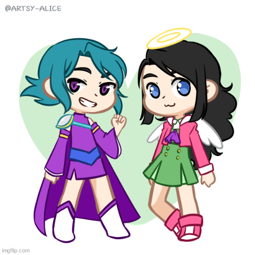 i made sylceon and sar as trainers :3 | made w/ Imgflip meme maker