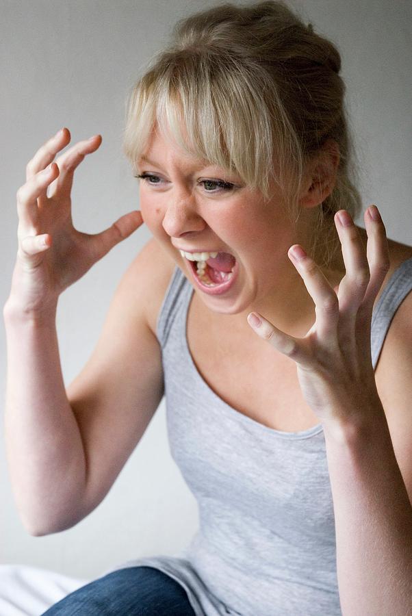 Yelling lady Blank Meme Template