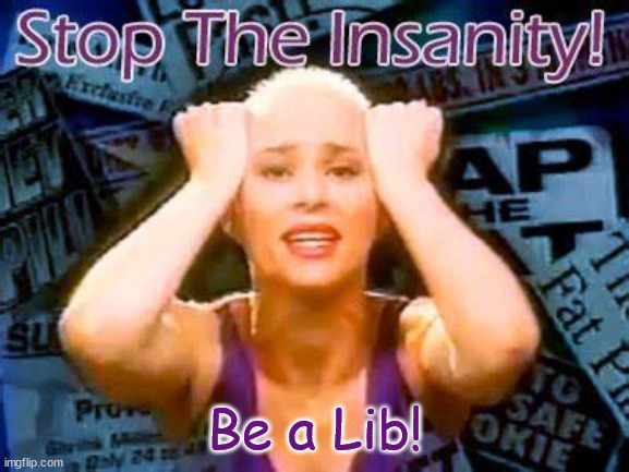 Be a Lberal | Be a Lib! | image tagged in stop the insanity,vote,pumpkin,halloween,prayer | made w/ Imgflip meme maker